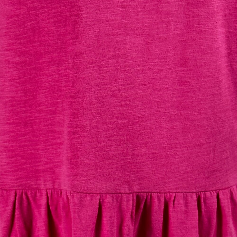 Boden Pink Crochet Trim Empire Waist Dress with Pockets Size 8P - Picture 6 of 12